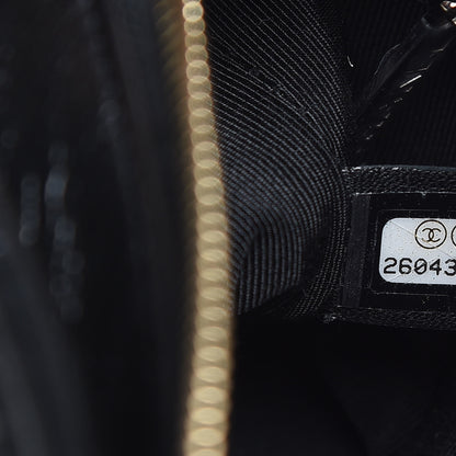 Chanel Tweed Calfskin Small Gabrielle Hobo Black 7 of 11