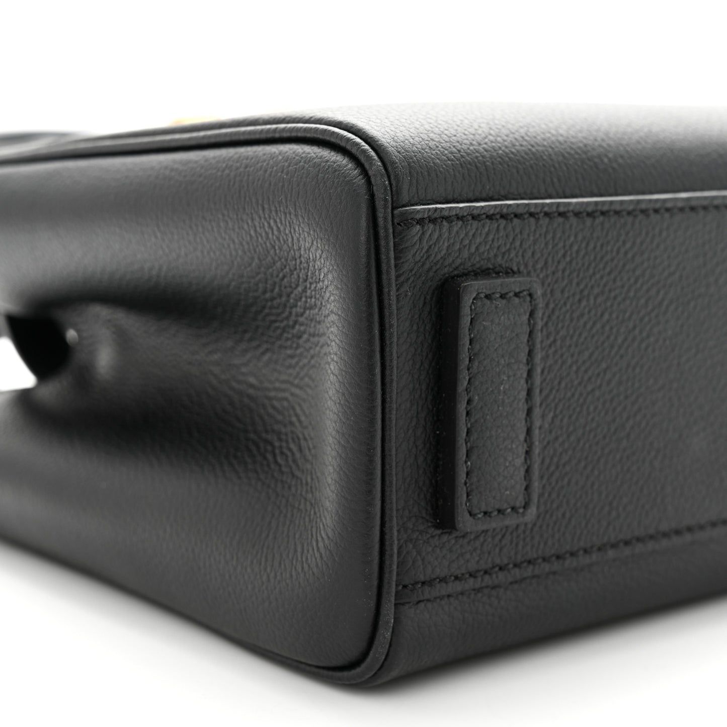 Grained Calfskin Small La Medusa Tote Bag Black