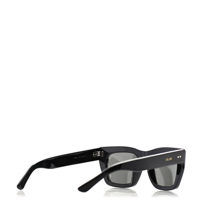 Celine Acetate Crystal Embellished D-Frame Sunglasses CL4082IS Black 4 of 6