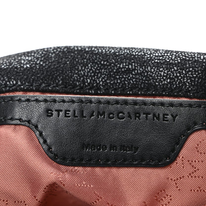 Stella McCartney Shaggy Deer Mini Falabella Fold Over Tote Black 6 of 8