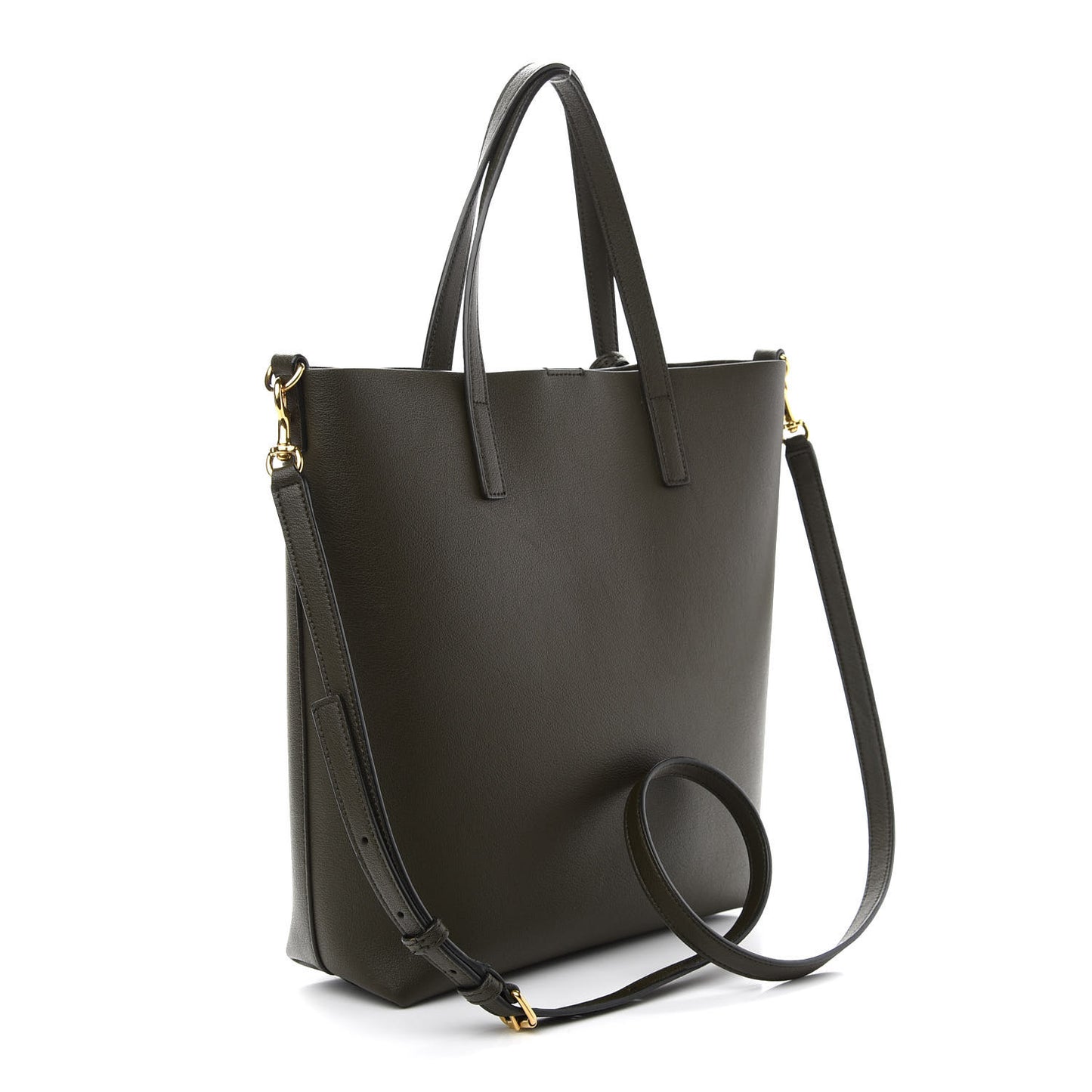 Calfskin Toy Shopping Tote Olive