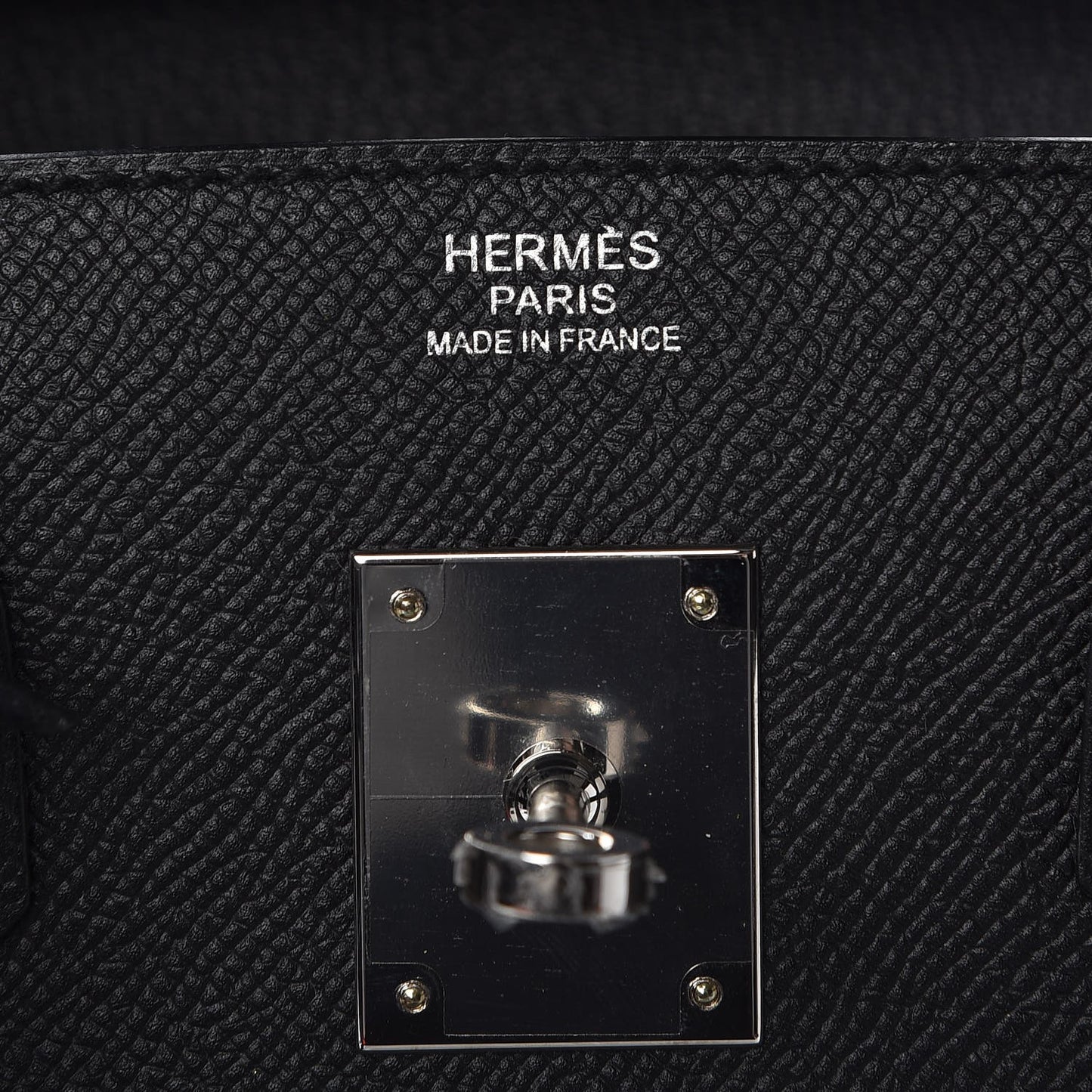 Epsom Birkin 30 Black