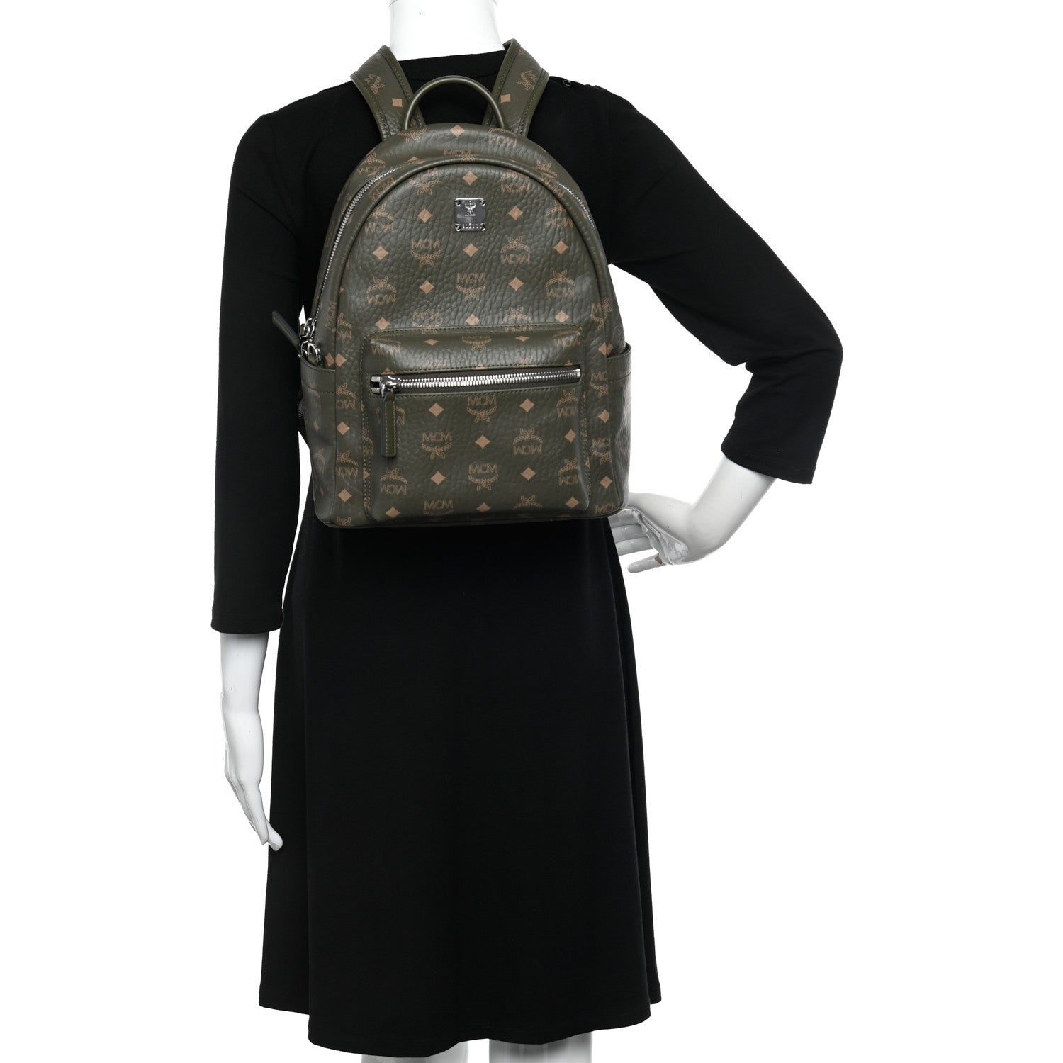 MCM Visetos Small Stark Backpack Sea Turtle 2 of 9