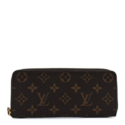 Louis Vuitton Monogram Clemence Wallet Fuchsia 1 of 8