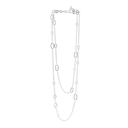 Hermes Sterling Silver Farandole Necklace 160 3 of 5