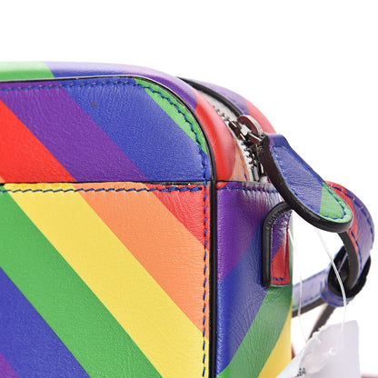 Balenciaga Smooth Calfskin Rainbow Logo XS Ville Camera Bag Multicolor 9 of 12