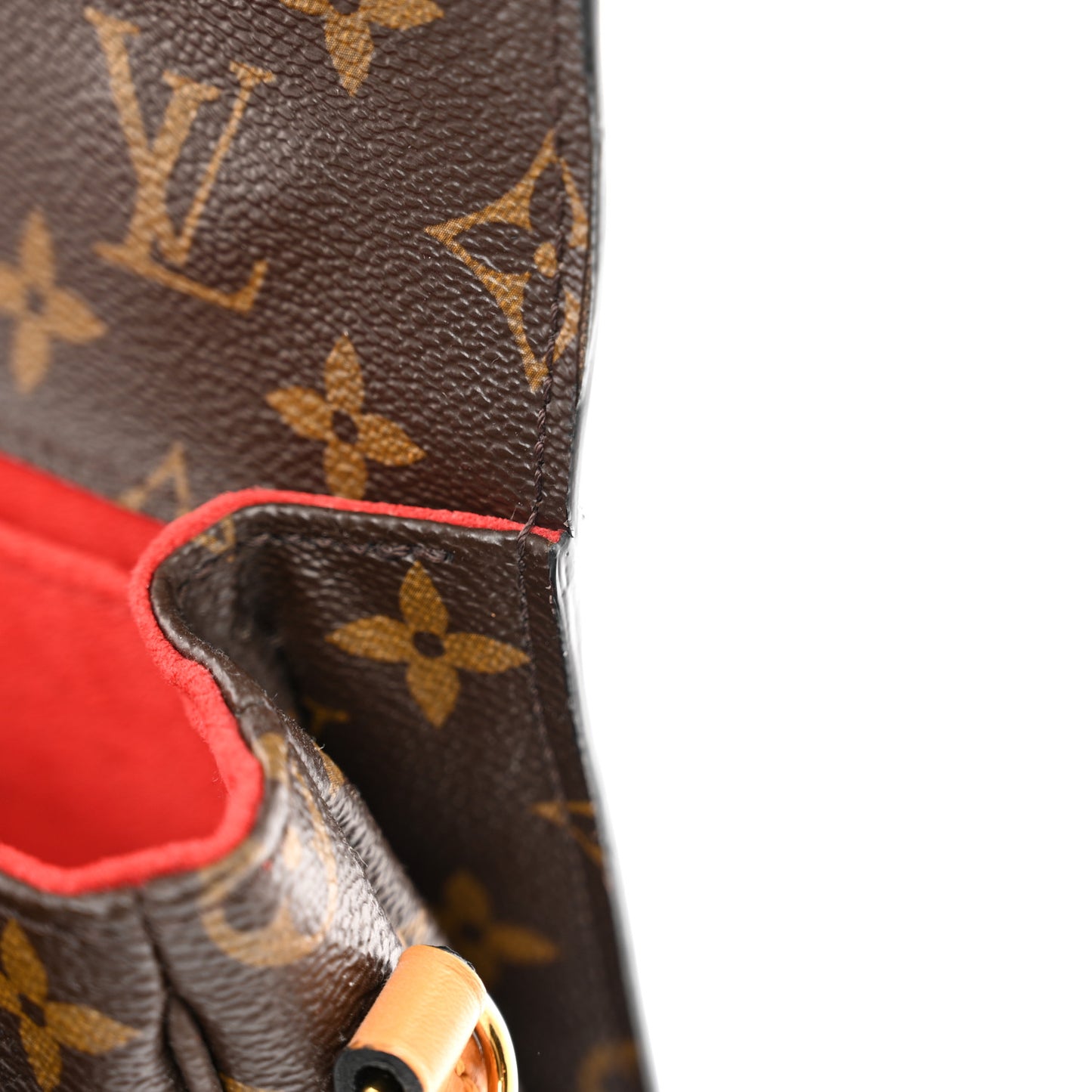 Monogram Braided Pochette Metis Coquelicot