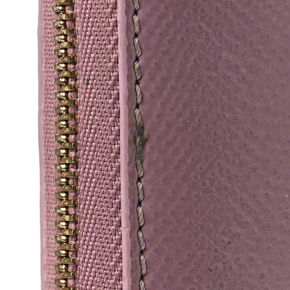 Burberry London Calfskin Zip Around Wallet Pink 8 of 9