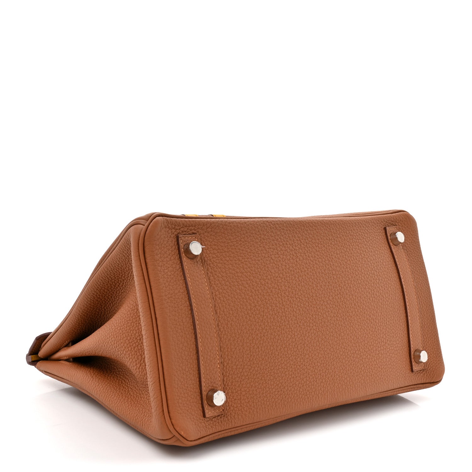 Hermes Togo Swift Officier Birkin 30 Gold Ambre 4 of 14