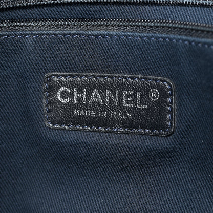 Chanel Denim Large Shopping Tote Blue 6 of 13