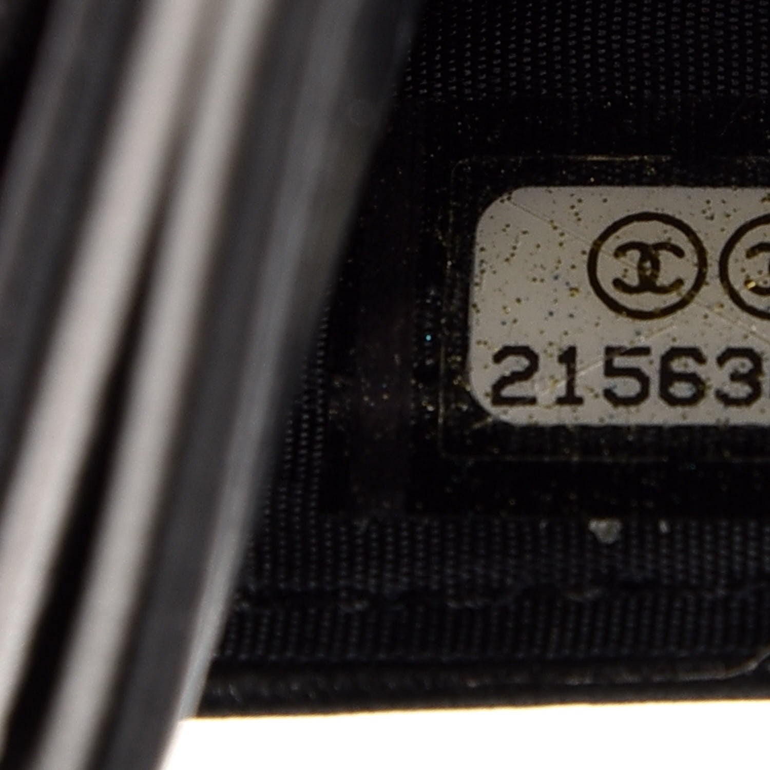 Chanel Lambskin Camellia Embossed Card Holder Black 8 of 8