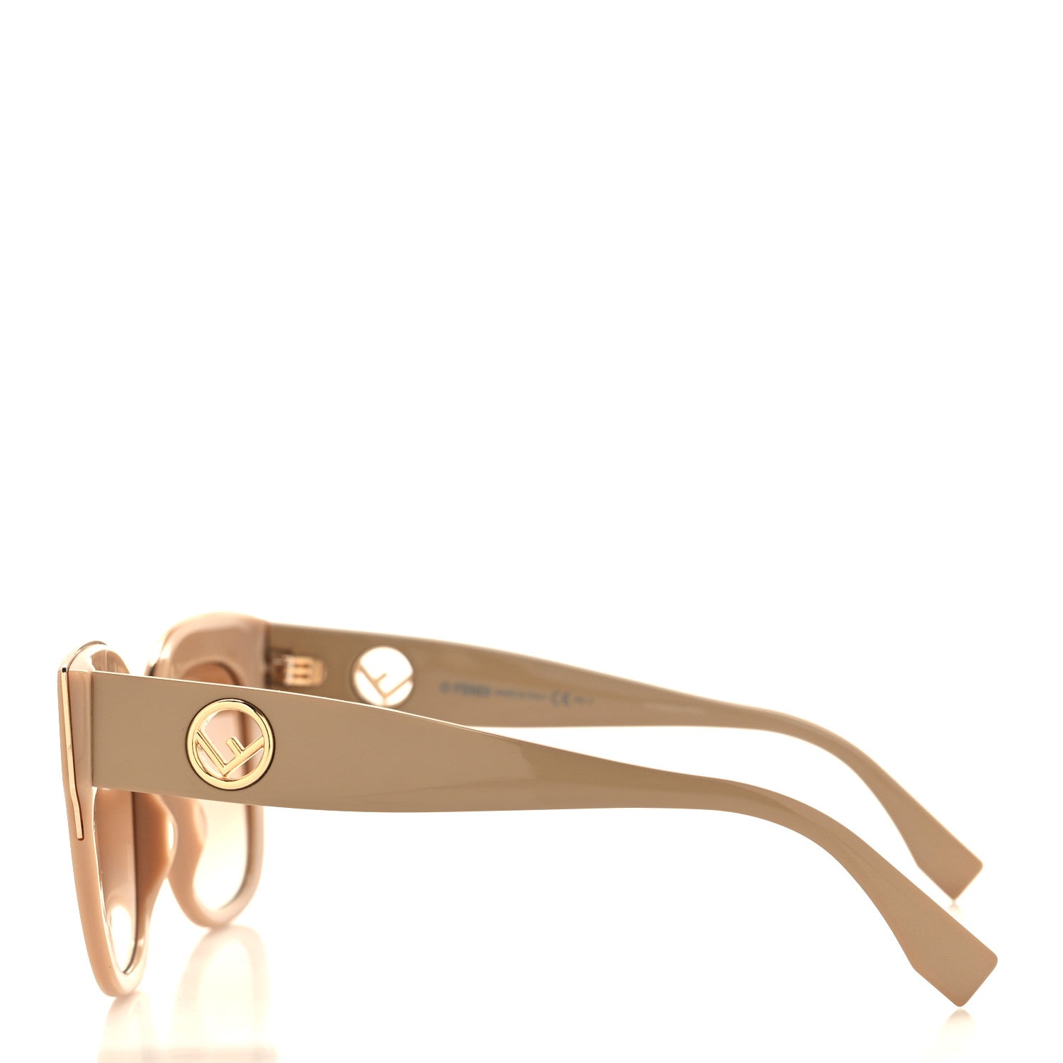 Fendi Acetate F is Fendi Sunglasses FF 0359/G/S Beige 3 of 6