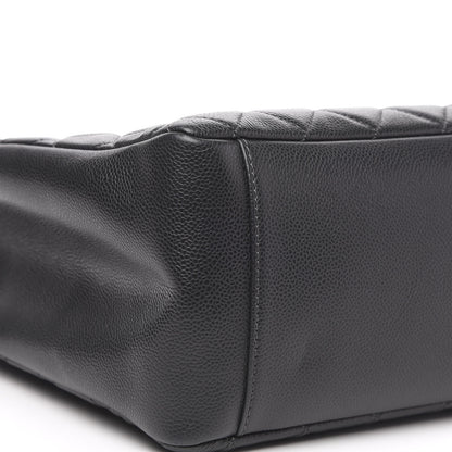 Chanel Caviar Quilted Grand Shopping Tote GST Black 8 of 12
