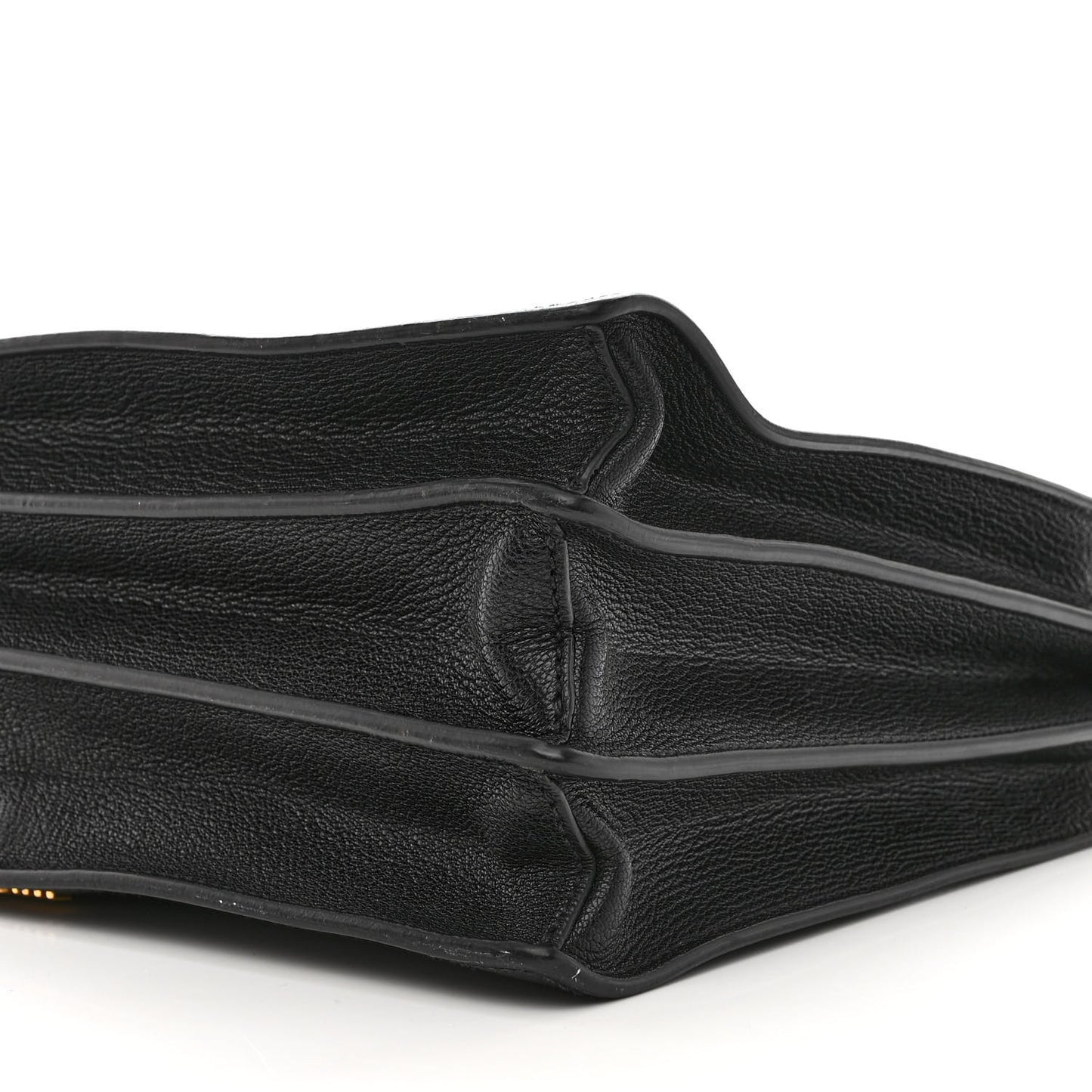 Goatskin Madras Tote Black