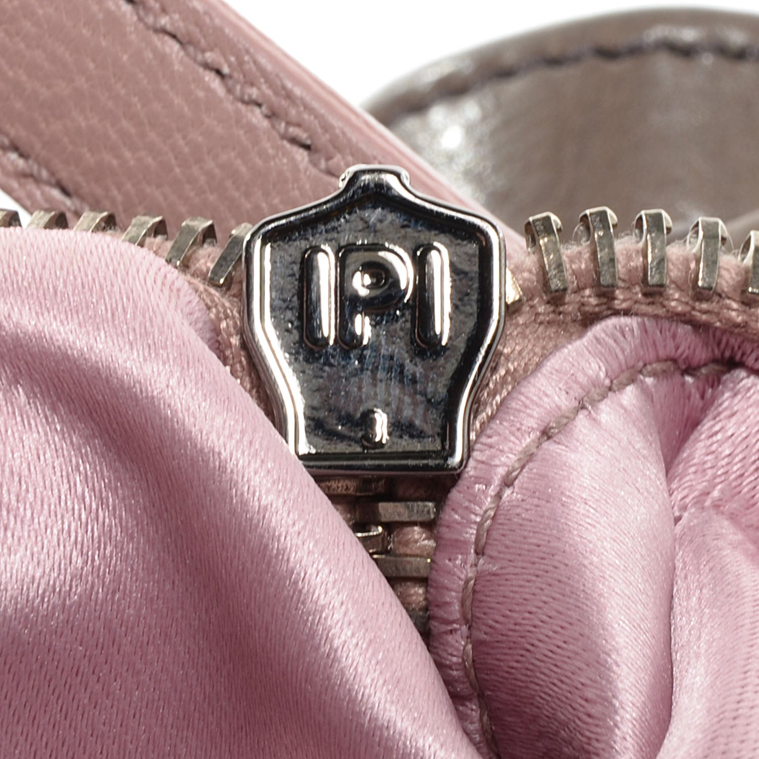 Prada Leather Zip Tote Fumo 9 of 11