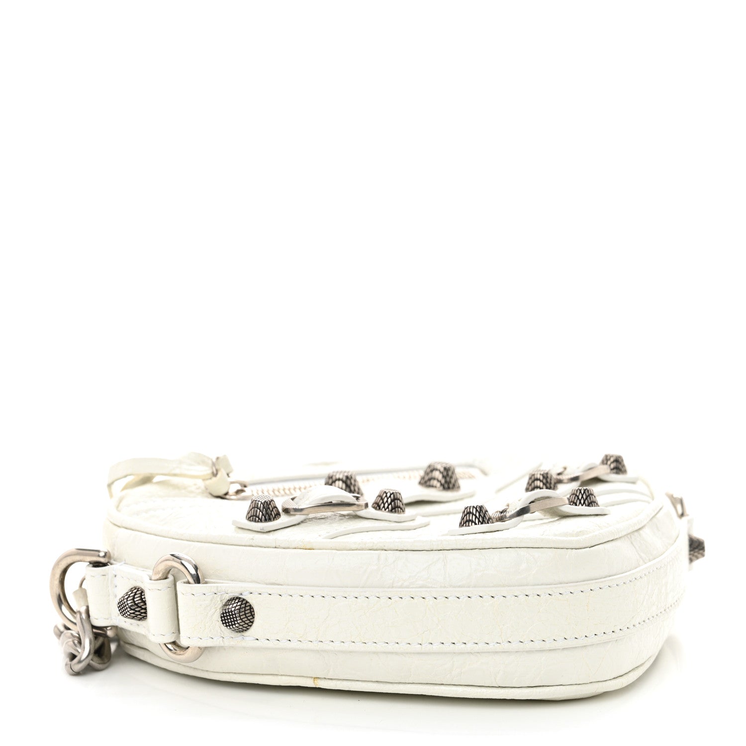 Balenciaga Agneau Arena Mini Le Cagole Heart Bag Optic White 4 of 15