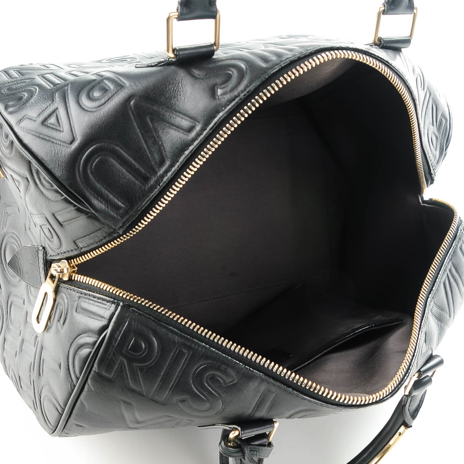 Louis Vuitton Calfskin Embossed Speedy Cube 30 Black 7 of 9