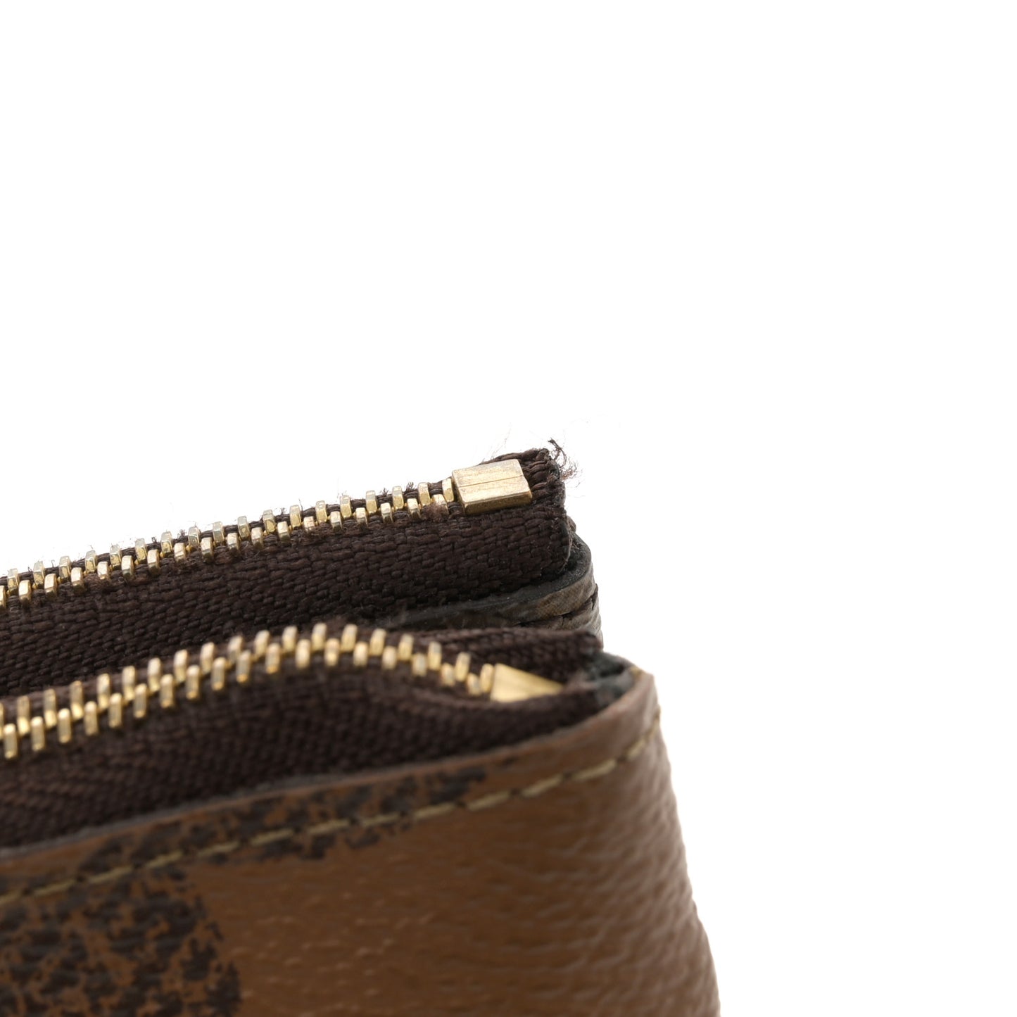 Reverse Monogram Giant Double Zip Pochette