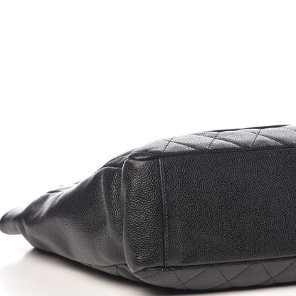 Chanel Caviar Quilted Petit Shopping Tote PST Black 5 of 14