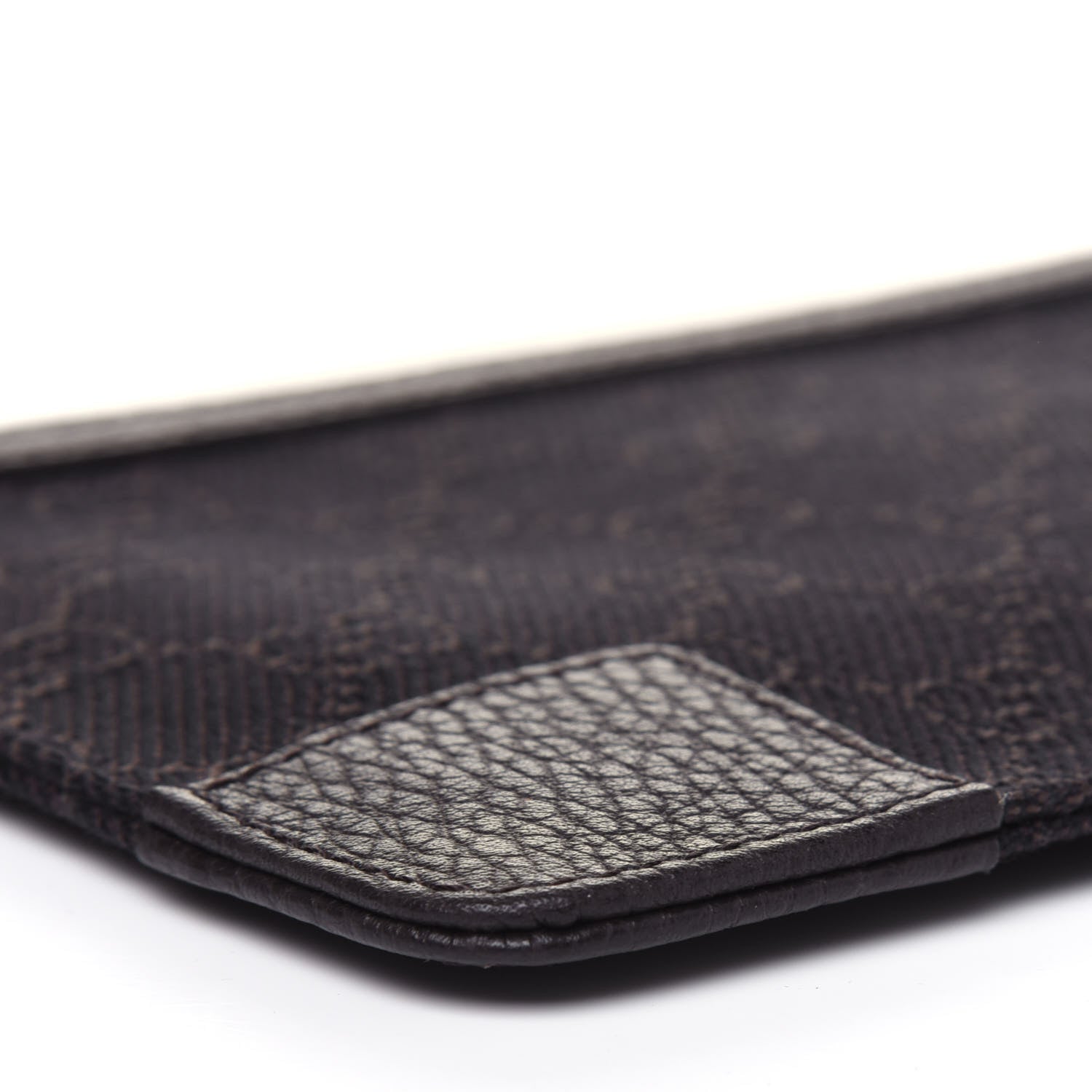 Gucci Monogram Zip Pouch Dark Brown 8 of 10