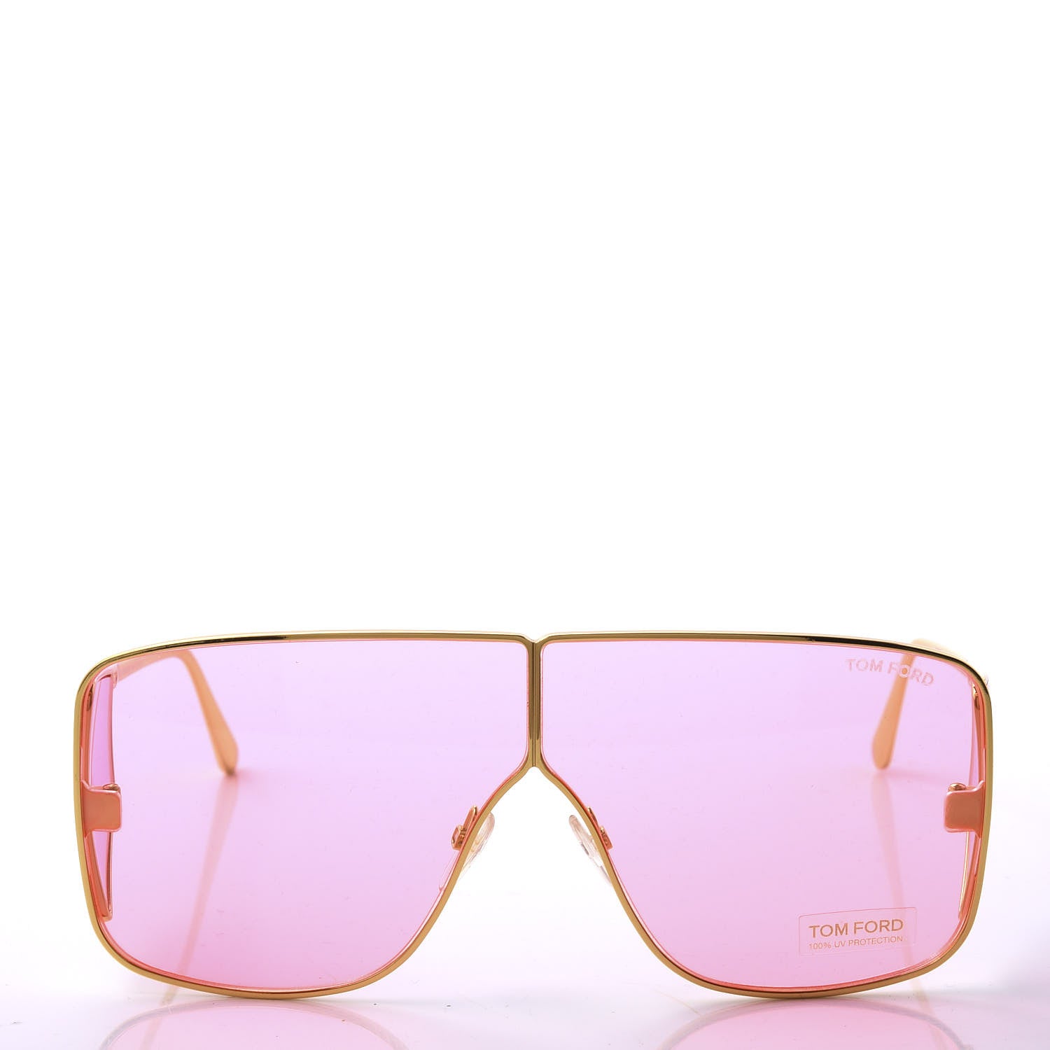 Tom Ford Square Spector Sunglasses TF 708 Rose 2 of 8