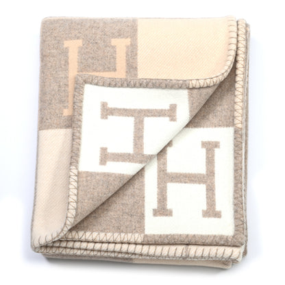Hermes Wool Cashmere Avalon III Blanket Coco Camomille 2 of 3