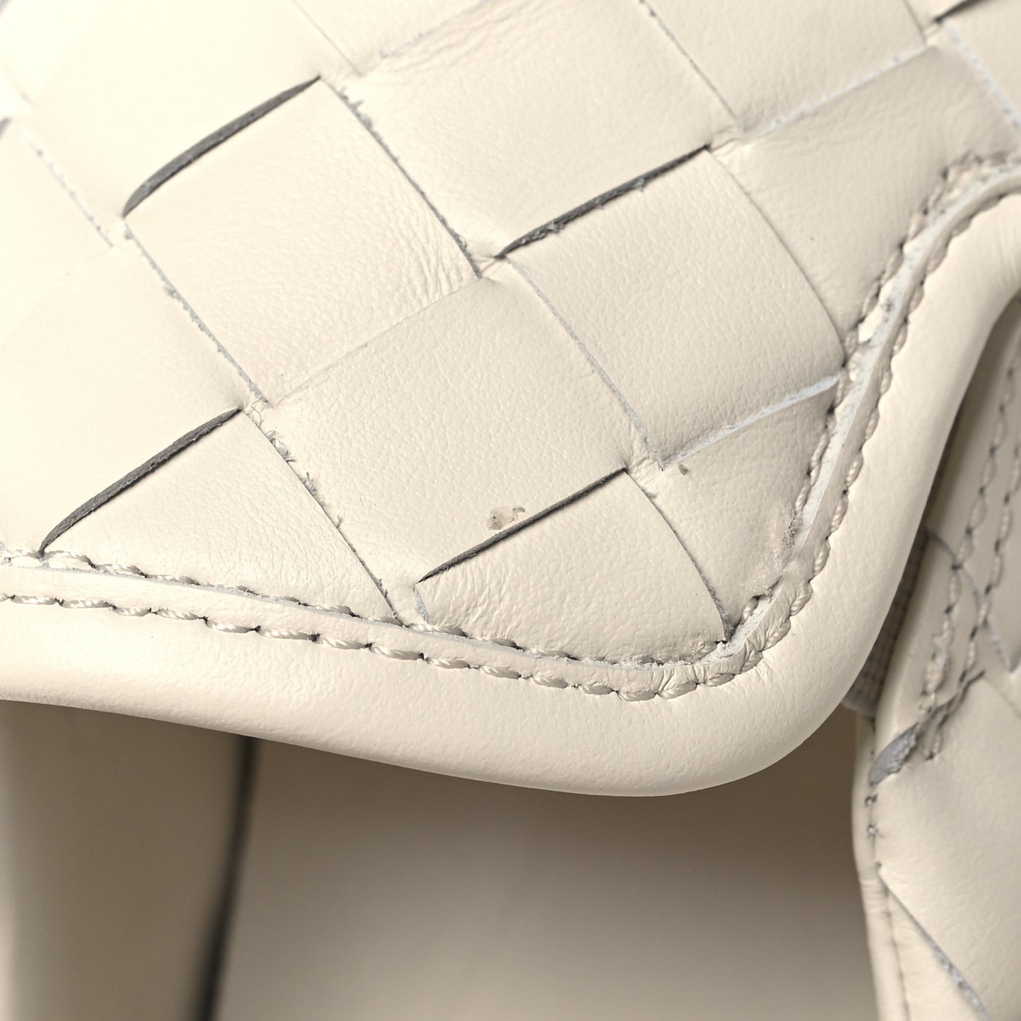 Nappa Intrecciato Slip On Sneakers 39 White