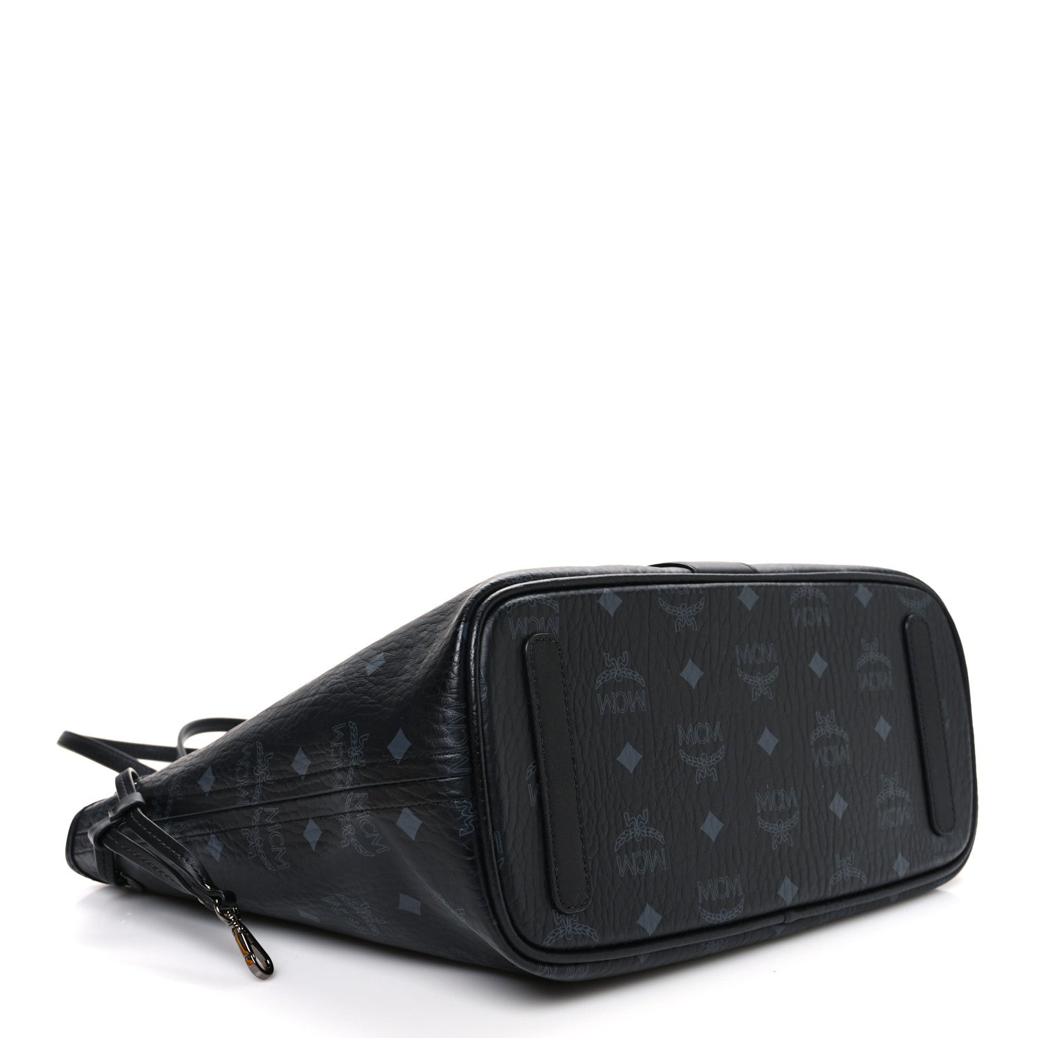 MCM Visetos Small Liz Reversible Shopper Tote Black 4 of 15