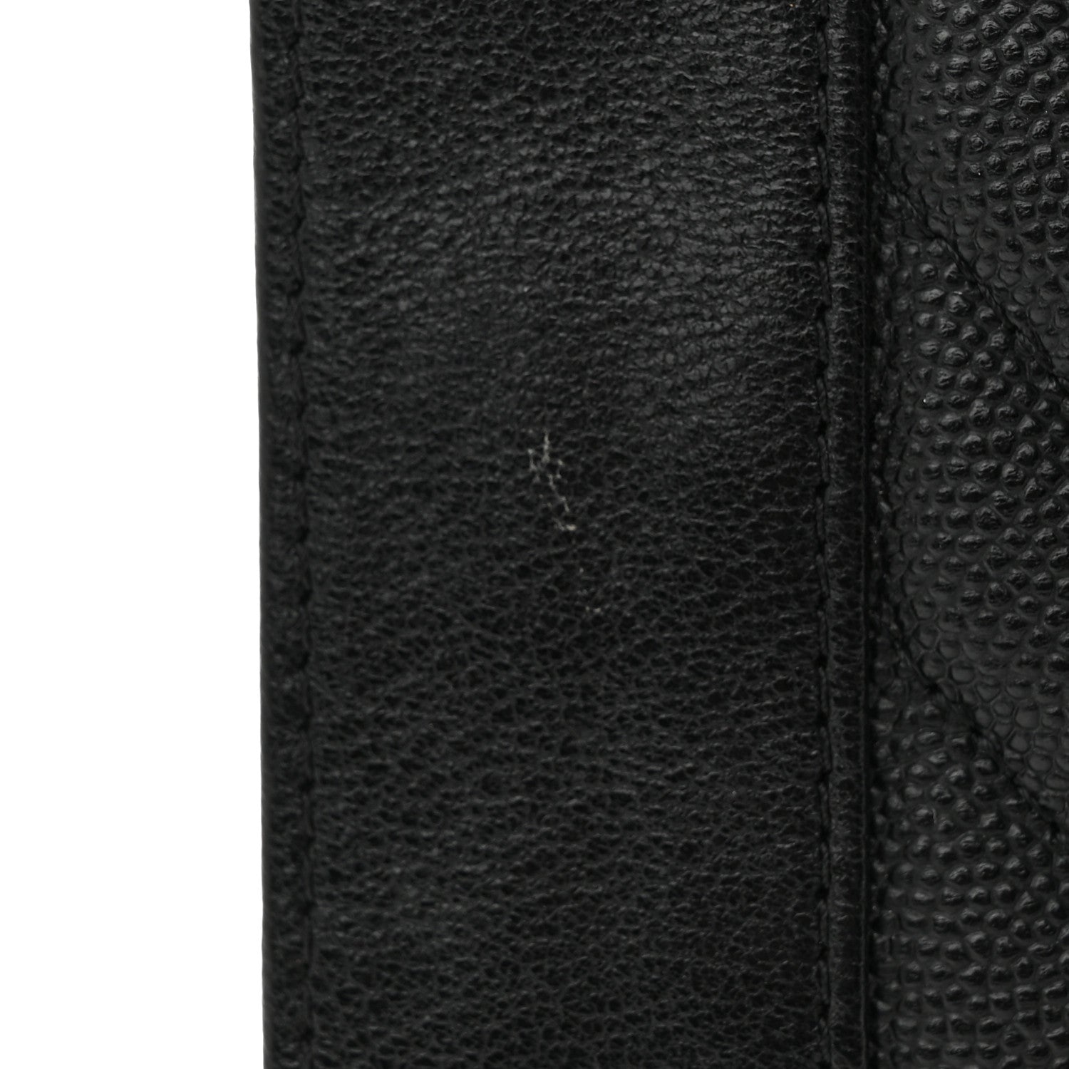 Chanel Caviar Chevron Quilted Vintage Mademoiselle Wallet On Chain WOC Black 13 of 13
