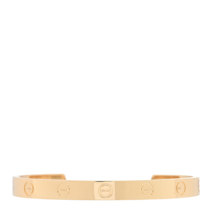 Cartier 18K Yellow Gold LOVE Cuff Bracelet 16 1 of 4