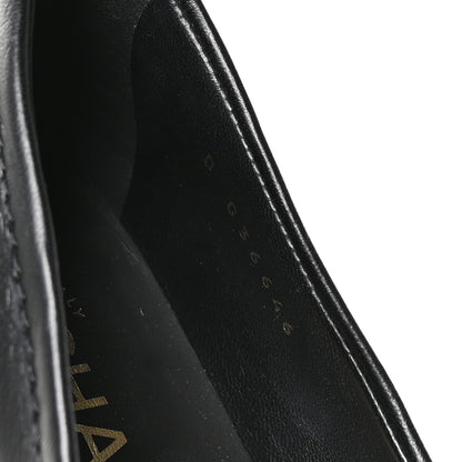 Chanel Lambskin Quilted CC Turnlock Loafers 36 Black 8 of 8