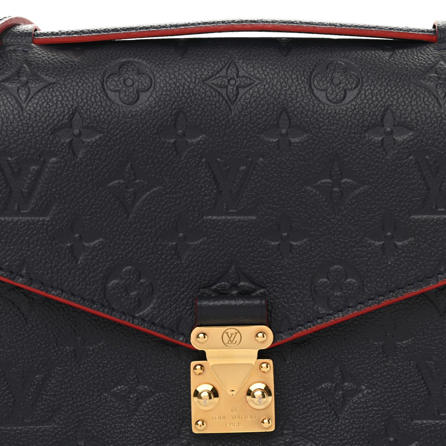 Louis Vuitton Empreinte Pochette Metis Marine Rouge 9 of 12
