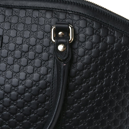 Gucci Soft Microguccissima Dome Satchel Black 13 of 14