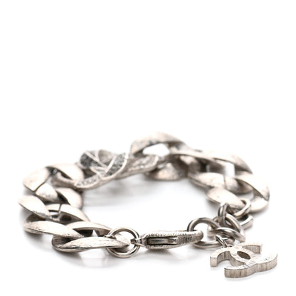 Chanel Crystal CC Chain Link Bracelet Grey 3 of 4