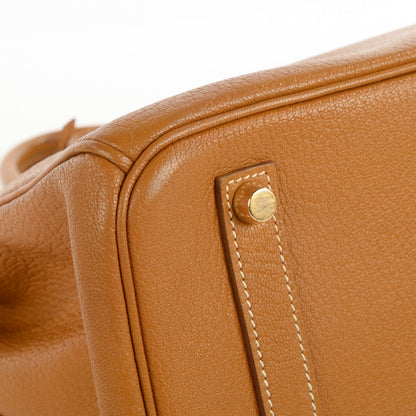 Hermes Chevre De Coromandel Birkin 35 Caramel 3 of 22
