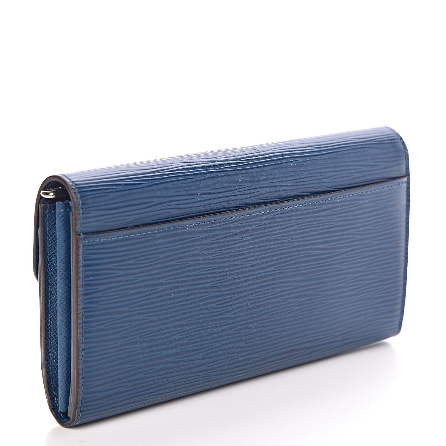 Louis Vuitton Epi Sarah Wallet NM Blue Celeste 3 of 6