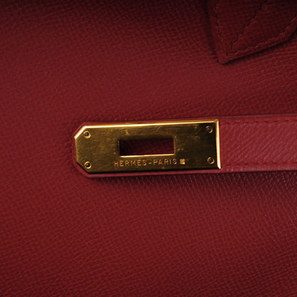 Hermes Courchevel Birkin 40 Rouge 8 of 26
