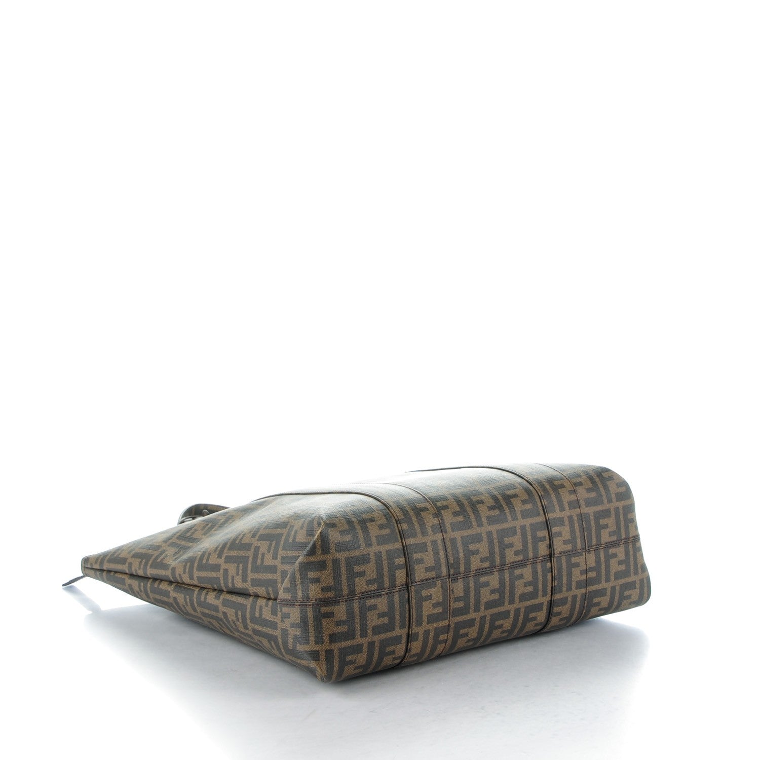 Fendi Zucca Spalmati Top Handle Tote Tobacco 4 of 8