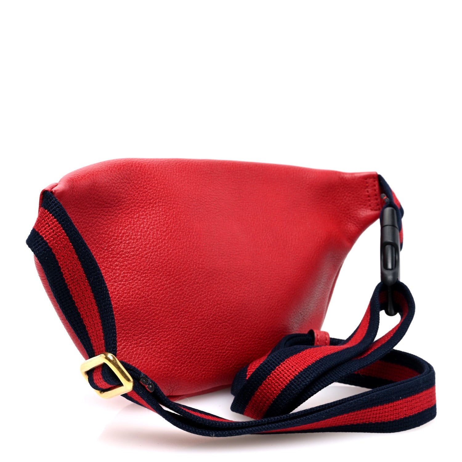 Gucci Grained Calfskin Small Logo Belt Bag Hibiscus Red 3 of 10