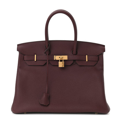 Hermes Togo Birkin 35 Bordeaux 1 of 10