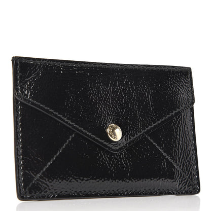 Gucci Patent Soho Envelope Card Case Black 3 of 7
