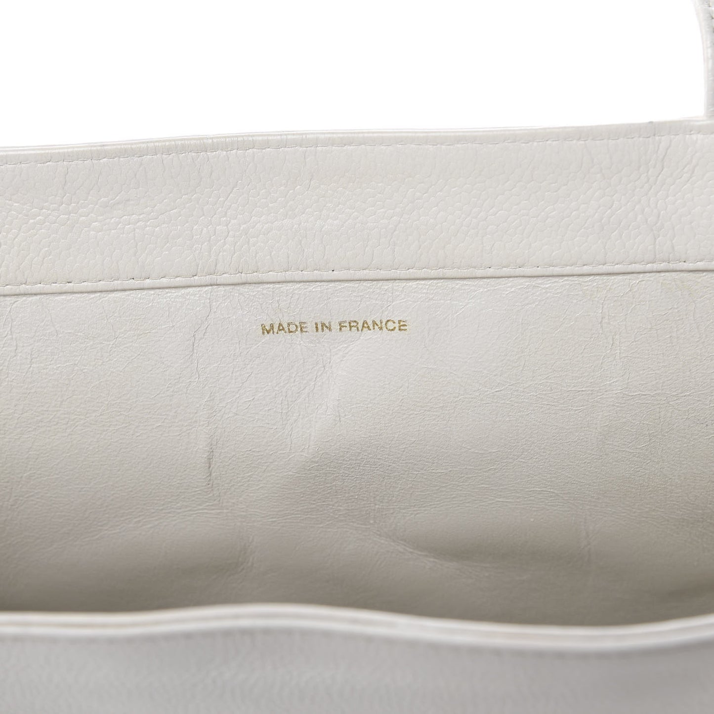 Caviar CC Tote White