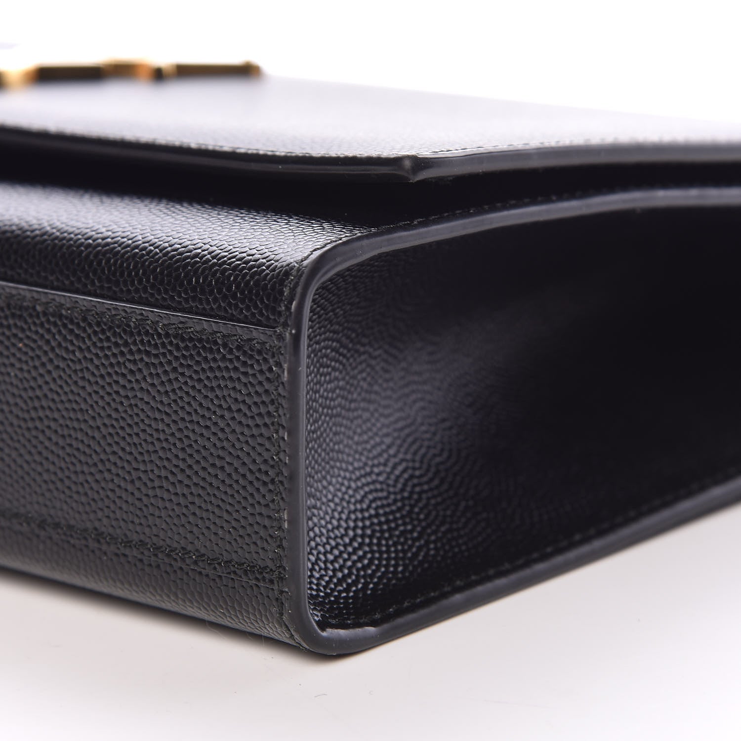 Saint Laurent Grain De Poudre Medium Classic Monogram Kate Satchel Black 7 of 10