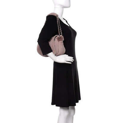 Chanel Shearling Quilted Mademoiselle Flap Pink 2 of 10