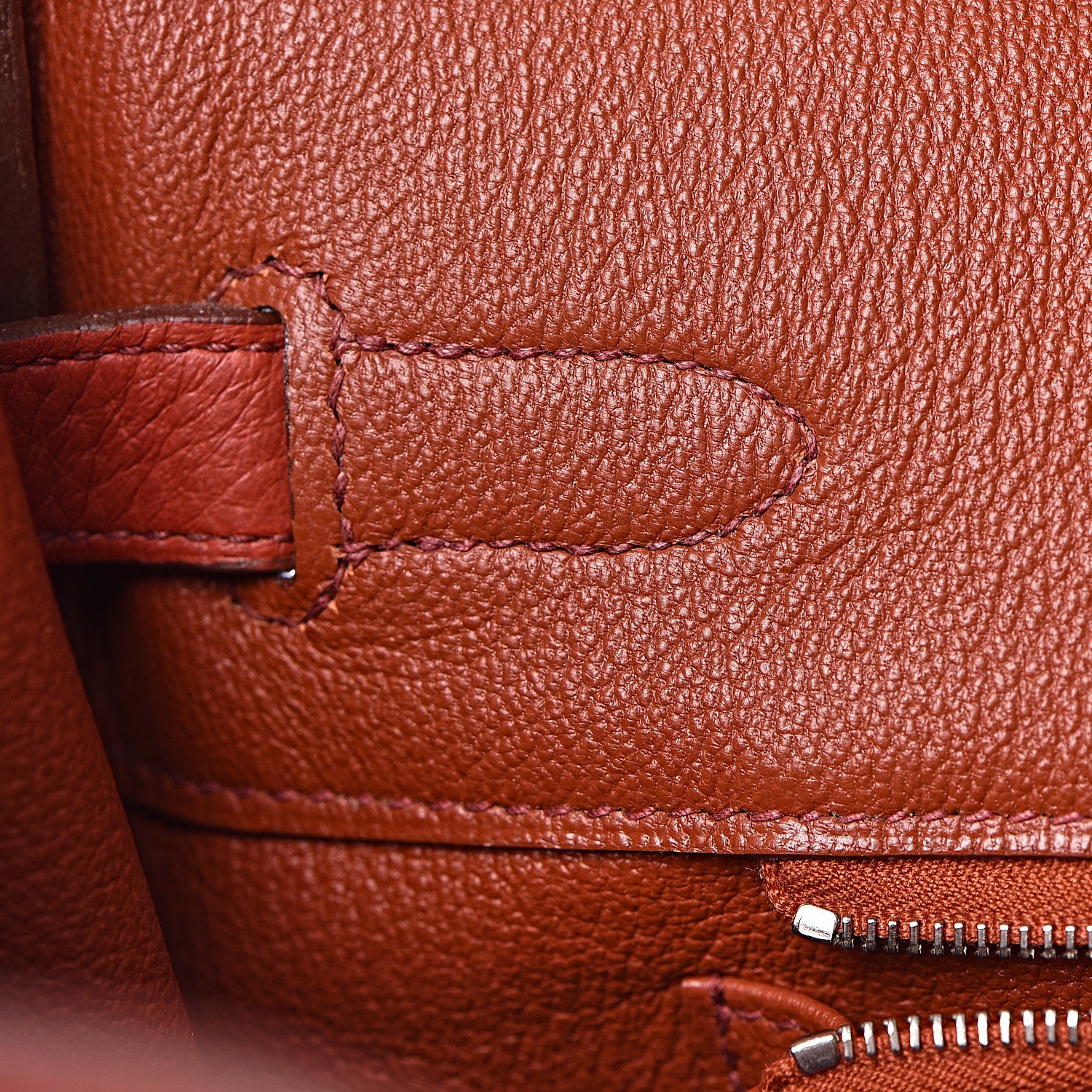 Hermes Taurillon Clemence Birkin 35 Rouge Venetian 33 of 46