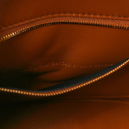 Balenciaga Shiny Box Calfskin Small Hourglass Top Handle Bag Camel 7 of 11