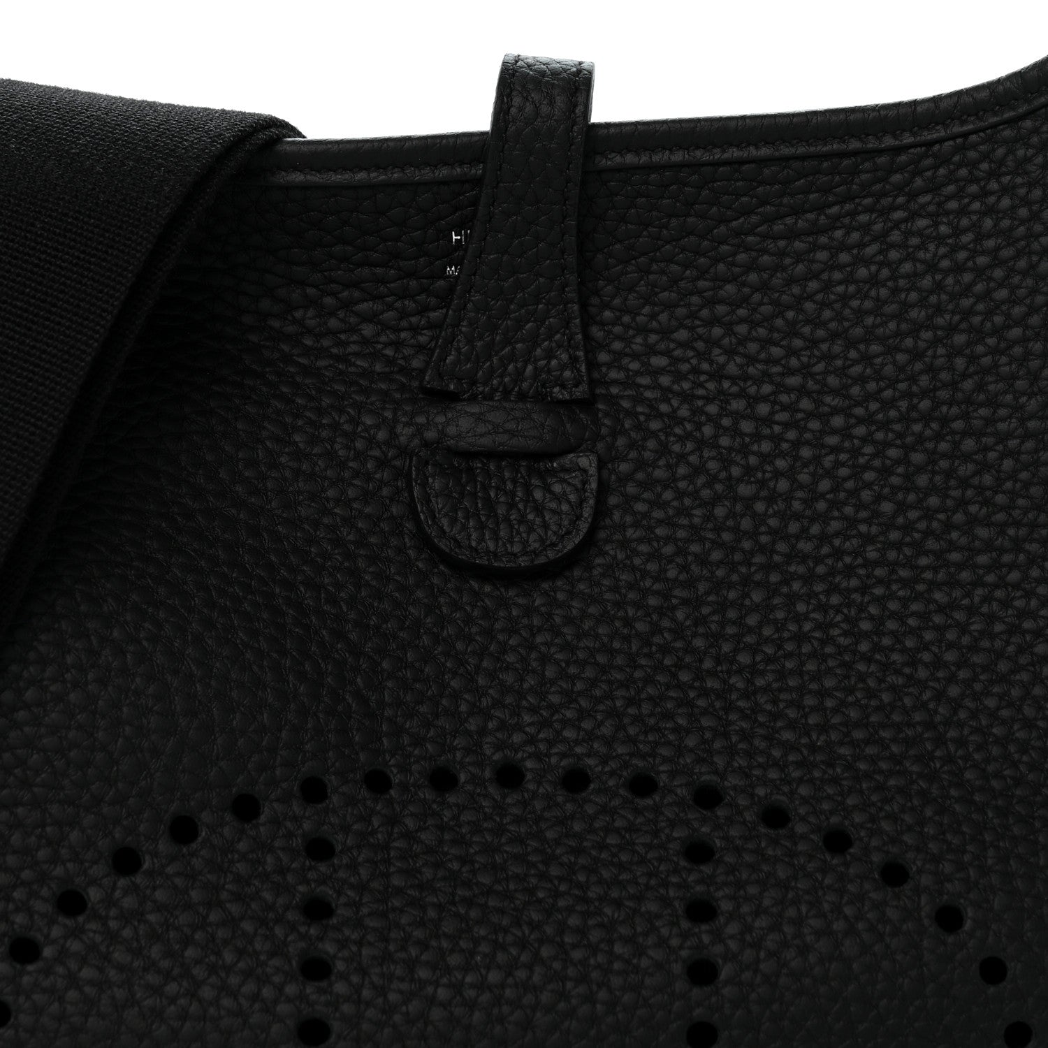Hermes Taurillon Clemence Evelyne III Black 7 of 9