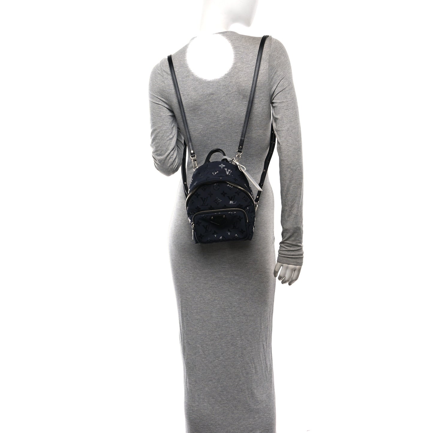 Nylon Monogram Palm Springs Mini Polar Night
