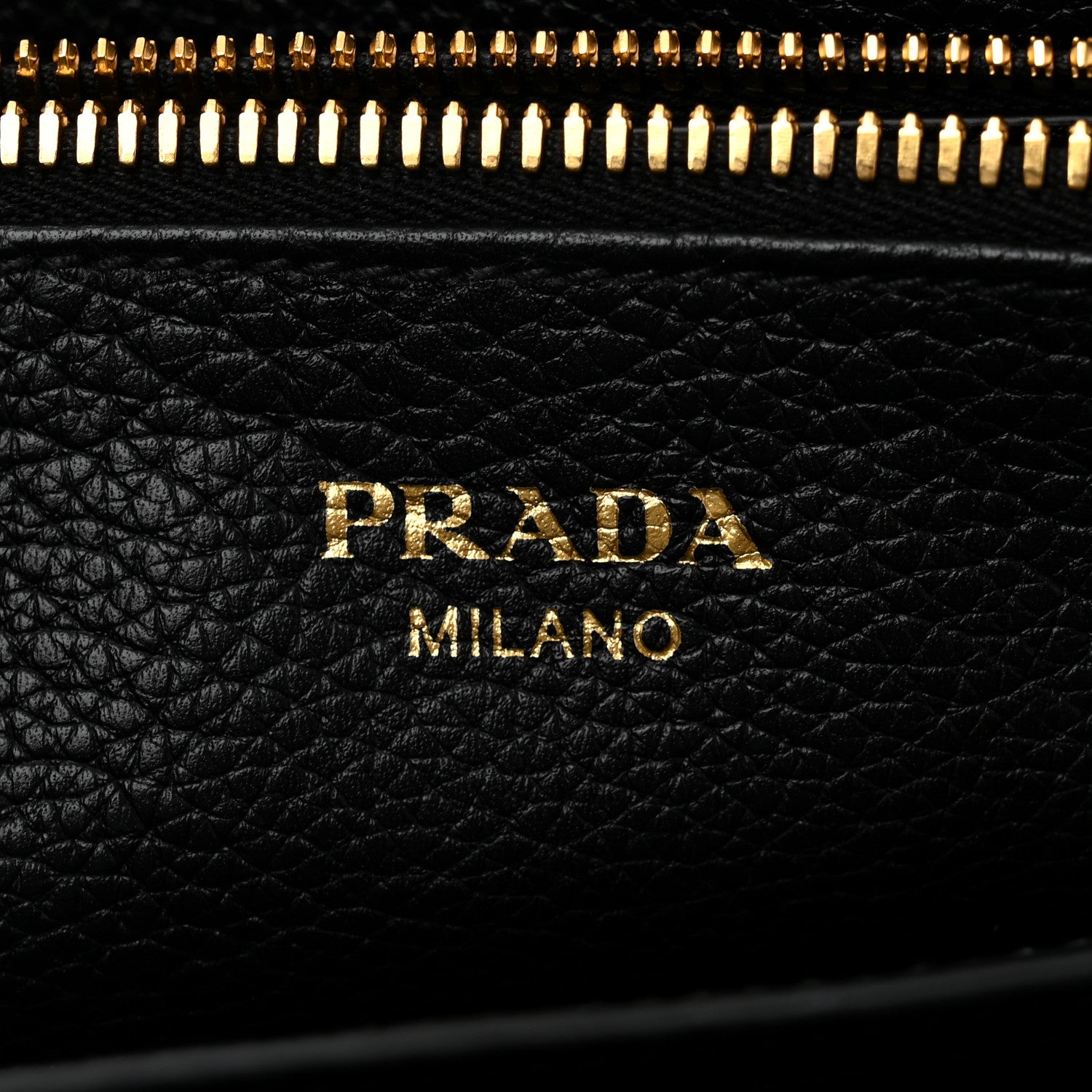 Prada Vitello Phenix Shoulder Bag Black 6 of 9