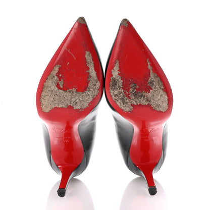 Christian Louboutin Shiny Nappa Pigalle 100 Pumps 36.5 Black 6 of 9